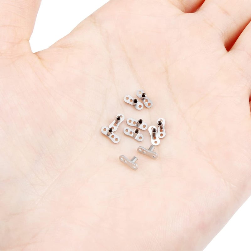 AccGin Store Surgical Steel Dermal Piercing Jewelry Tops for Women Men Cubic Zirconia Micro Dermal Anchor Tops Base Dermal Piercing 3-20Pcs Dermal Piercing Kit Hypoallergenic - Image 3